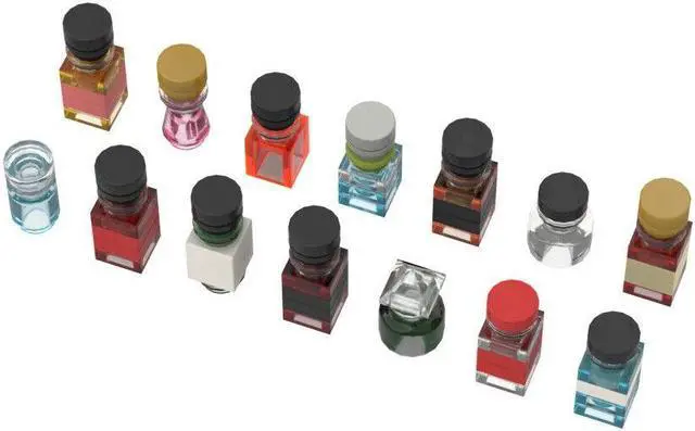 Alt view image 4 of 6 - ZITIANYOUBUILD MOC-99616 Liquor Bottles 14-in-1 Liquor Bottles Model for Minifigures 75 Pieces 100% Compatible with LEGO Brand New and High Quality