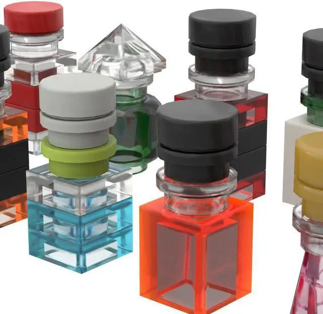 Alt view image 5 of 6 - ZITIANYOUBUILD MOC-99616 Liquor Bottles 14-in-1 Liquor Bottles Model for Minifigures 75 Pieces 100% Compatible with LEGO Brand New and High Quality