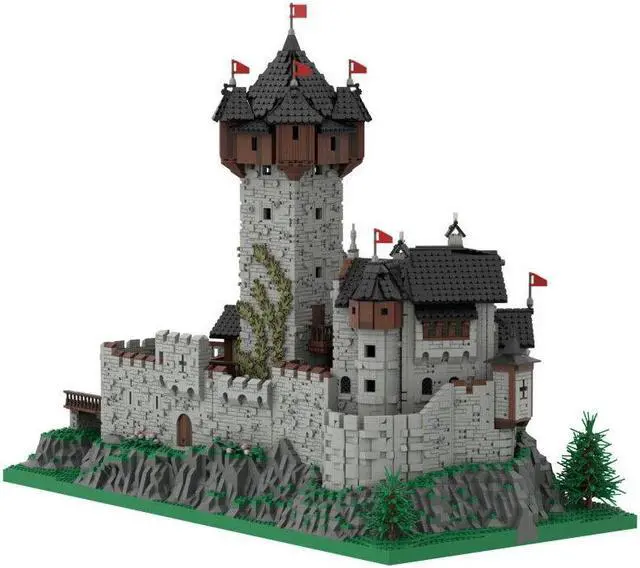 Alt view image 2 of 7 - ZITIANYOUBUILD MOC-65340 Medieval Castle Modular Building for Collection and Display Building Toys Set 15513 Pieces
