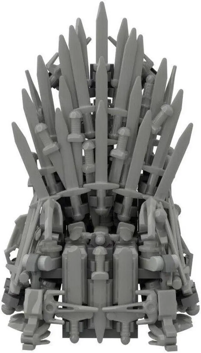 Alt view image 2 of 7 - ZITIANYOUBUILD Game of Thrones The Iron Throne Model Movie Scene 226 Pieces for Adults 100% Compatible with LEGO Brand New and High Quality