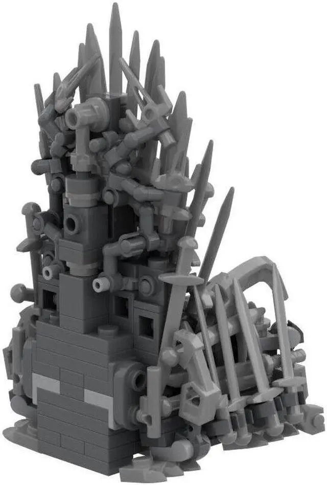 Alt view image 5 of 7 - ZITIANYOUBUILD Game of Thrones The Iron Throne Model Movie Scene 226 Pieces for Adults 100% Compatible with LEGO Brand New and High Quality