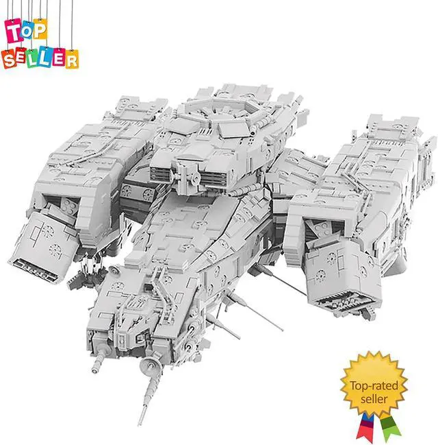 Alt view image 3 of 7 - ZITIANYOUBUILD MOC-9803 Nostromo Commercial Spacecraft Model from Sci-Fi Movie 9233 Pieces MOC