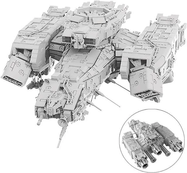 Alt view image 5 of 7 - ZITIANYOUBUILD MOC-9803 Nostromo Commercial Spacecraft Model from Sci-Fi Movie 9233 Pieces MOC