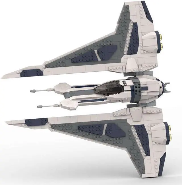 Main image of ZITIANYOUBUILD MOC-143184 The Kom'rk-class Fighter/ Transport Ship 888 Pieces Building Toys Set MOC