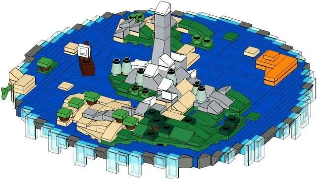 Alt view image 3 of 4 - ZITIANYOUBUILD Huge Tortoise Big Turtle Toys Sets & Packs 2893 Pieces Building Toys MOC