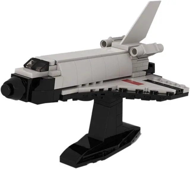 Alt view image 3 of 3 - ZITIANYOUBUILD Buran Spaceplane with Stand 1:220 Scale 168 Pieces Building Toys Set MOC