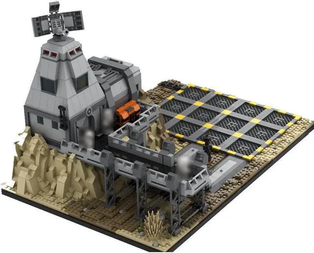 Alt view image 4 of 4 - ZITIANYOUBUILD Emipre Base on Tatooine Model Building Toys Set 1927 Pieces MOC