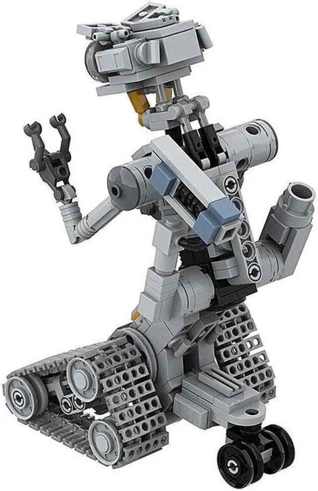 Alt view image 4 of 4 - ZITIANYOUBUILD Johnny 5 Robot Premium Edition Kids Gift Building Set 313 Pieces MOC