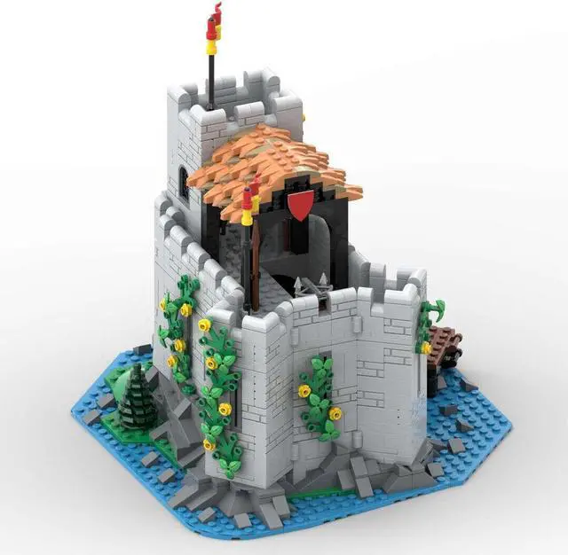 Alt view image 2 of 5 - ZITIANYOUBUILD 10305 Alternative Build: Castle Outpost Lookout Point 1232 Pieces MOC