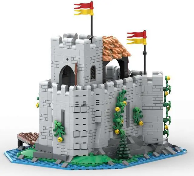 Alt view image 3 of 5 - ZITIANYOUBUILD 10305 Alternative Build: Castle Outpost Lookout Point 1232 Pieces MOC