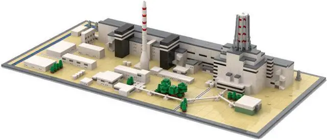 Main image of ZITIANYOUBUILD Chernobyl Power Plant Architecture Building Toys Set 1488 Pieces MOC