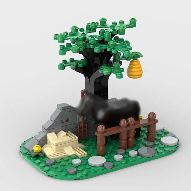 Alt view image 7 of 7 - ZITIANYOUBUILD 6x Builds Grandstand Wooden Stand Tent Torunament Fence 1882 Pieces MOC