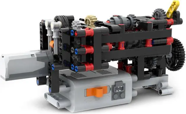 Alt view image 4 of 6 - ZITIANYOUBUILD Custom MOC-45647 4-Speed Gearbox Model 188 Parts Toys Kids Gift for Christmas
