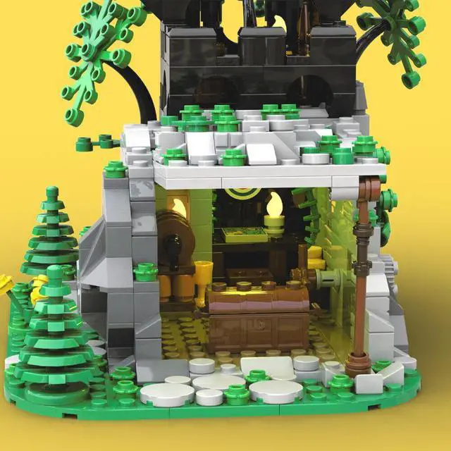 lego castle outpost moc
