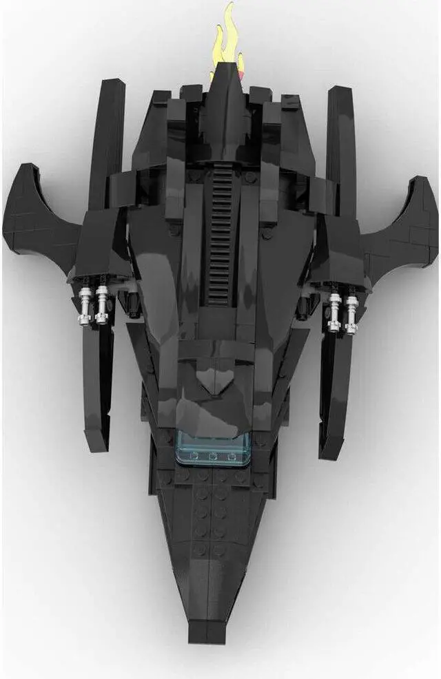 Alt view image 3 of 5 - ZITIANYOUBUILD MOC-38420 Black Ship Model from Movie Building Toys Set for Collection 288 Parts