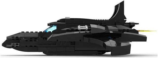 Alt view image 4 of 5 - ZITIANYOUBUILD MOC-38420 Black Ship Model from Movie Building Toys Set for Collection 288 Parts
