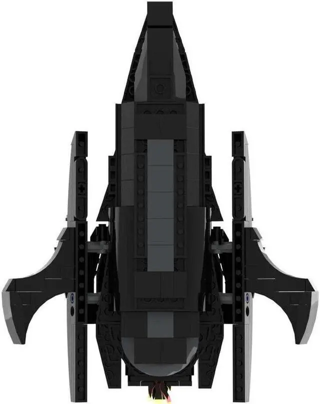 Alt view image 5 of 5 - ZITIANYOUBUILD MOC-38420 Black Ship Model from Movie Building Toys Set for Collection 288 Parts