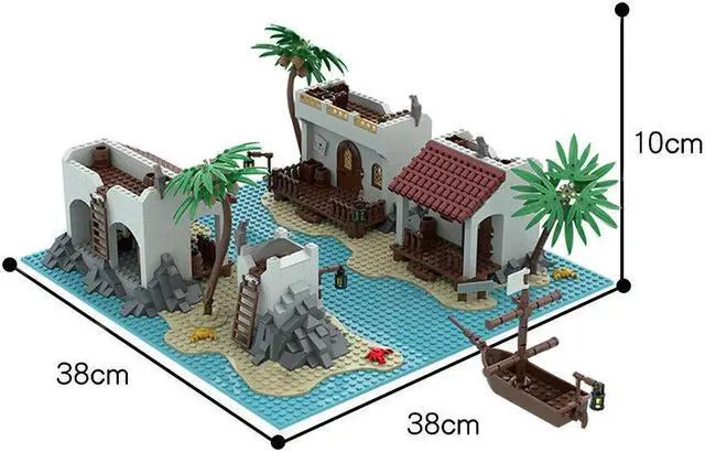 Main image of ZITIANYOUBUILD C5567 Small Imperial Town for Pirates Series Building Toys 1375 Parts