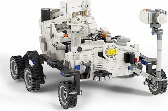 Alt view image 2 of 6 - ZITIANYOUBUILD C4881 NASA Perseverance Mars Rover & Ingenuity Helicopter 690 Parts for Adults