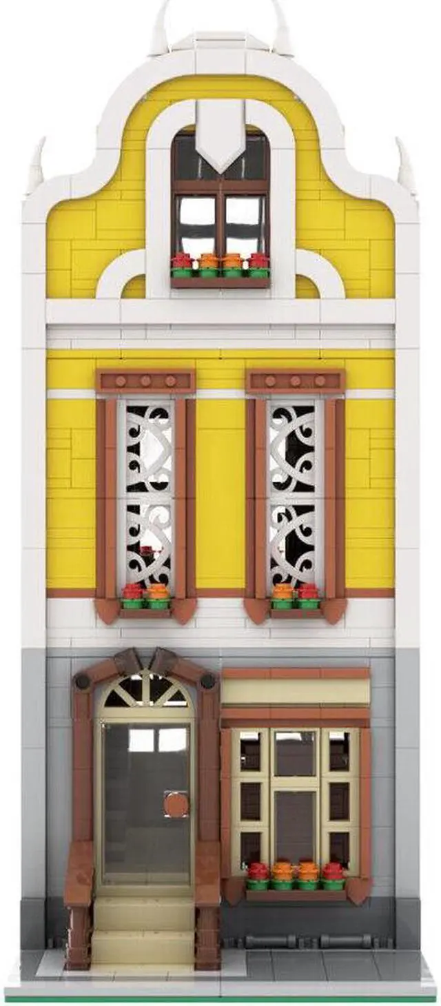 Main image of ZITIANYOUBUILD MOC-56778 Modular Townhouse Model Building Toys Set for Christmas 1348 Parts