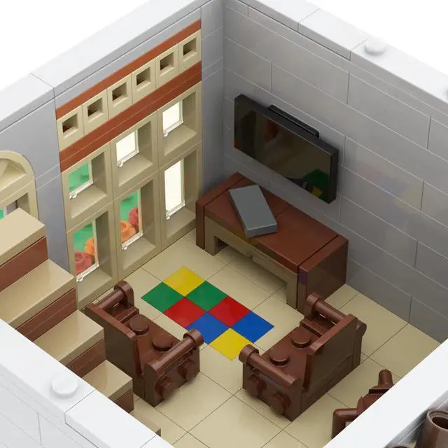 Alt view image 4 of 4 - ZITIANYOUBUILD MOC-56778 Modular Townhouse Model Building Toys Set for Christmas 1348 Parts