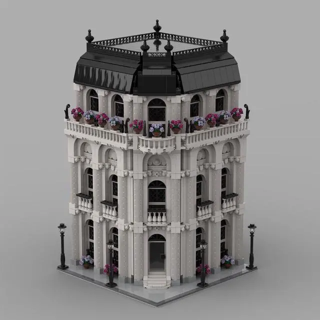 Alt view image 2 of 5 - ZITIANYOUBUILD MOC-39837 Modular House Modular Building Model Building Toys Set 2788 Parts