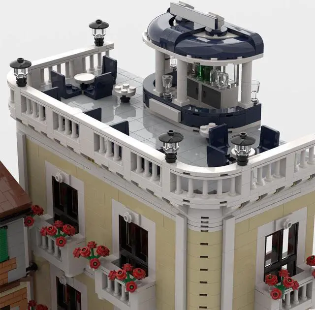Alt view image 5 of 5 - ZITIANYOUBUILD MOC-39837 Modular House Modular Building Model Building Toys Set 2788 Parts