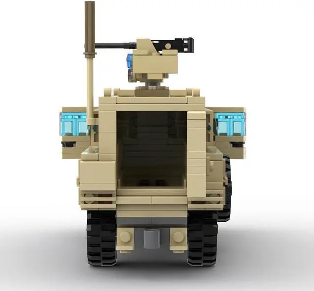 Alt view image 3 of 5 - ZITIANYOUBUILD Custom MOC-131385 RG-31 Mk.5E Cat.1 Anti-Mine Vehicle Model 478 Parts Kids Gift