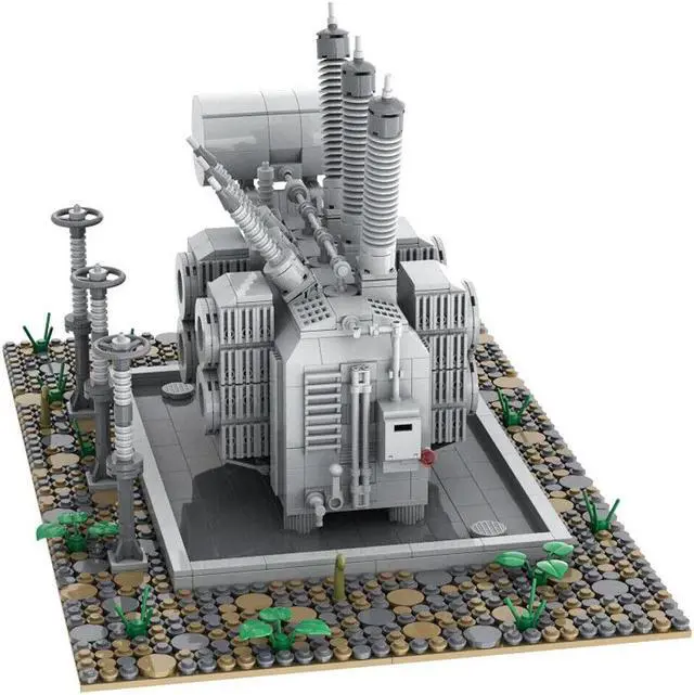 Alt view image 2 of 4 - ZITIANYOUBUILD MOC-66271 High Voltage Transformer with Surge Arresters, 420/150 kV 1880 Parts