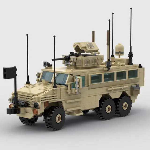 Main image of ZITIANYOUBUILD MOC-133158 RG-33L Mine-resistant Light Armored Vehicle 1:35 Scale 808 Parts