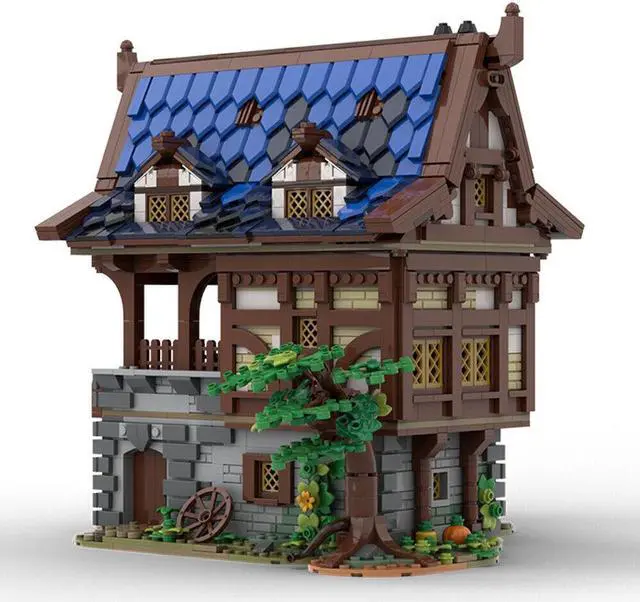 Alt view image 2 of 5 - ZITIANYOUBUILD MOC-156130 Modular Medieval Armory Model with Interior 2404 Parts