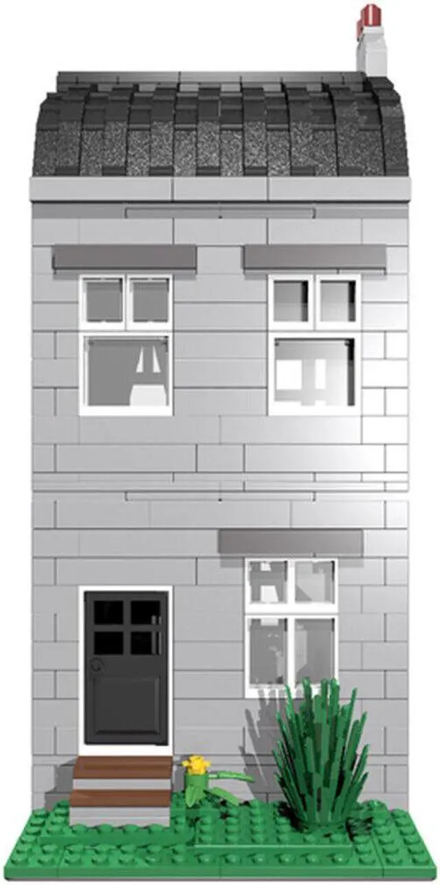 Alt view image 3 of 3 - ZITIANYOUBUILD C2736 A Classic Town House Building Toys Set for Collection 1181 Parts