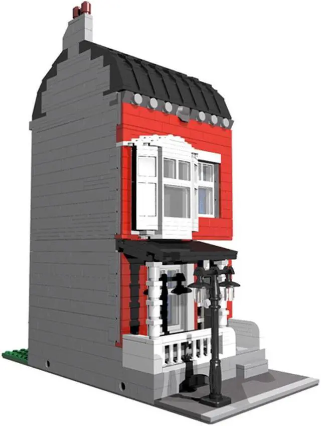 Alt view image 2 of 3 - ZITIANYOUBUILD C2736 A Classic Town House Building Toys Set for Collection 1181 Parts