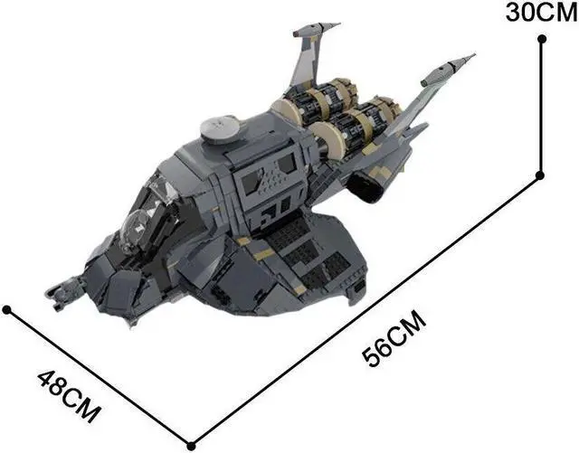 Alt view image 2 of 2 - ZITIANYOUBUILD C5097 A Versatile Craft Ship from TV Series Building Toys Set 3737 Parts