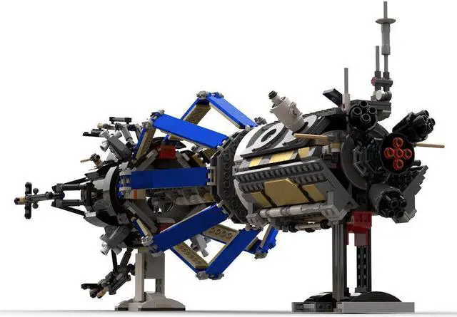 Main image of ZITIANYOUBUILD C5433 A Converted Asteroid Drilling Ship Arbitrator Mother Ship 1298 Parts