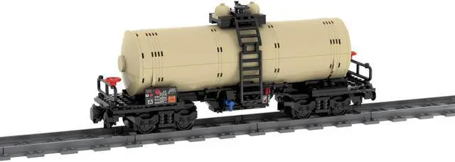 Main image of ZITIANYOUBUILD Custom MOC-81220 Tank wagon  4-axles 355 Parts Kids Gift for Christmas