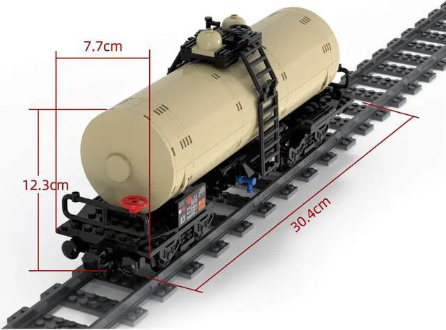 Alt view image 2 of 6 - ZITIANYOUBUILD Custom MOC-81220 Tank wagon  4-axles 355 Parts Kids Gift for Christmas