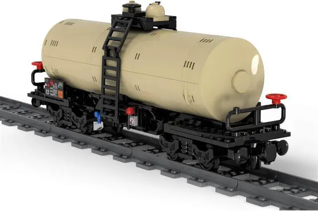 Alt view image 3 of 6 - ZITIANYOUBUILD Custom MOC-81220 Tank wagon  4-axles 355 Parts Kids Gift for Christmas