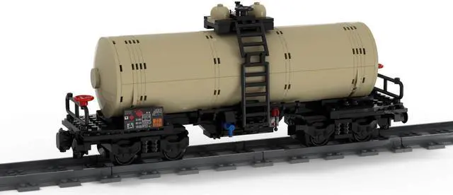 Alt view image 5 of 6 - ZITIANYOUBUILD Custom MOC-81220 Tank wagon  4-axles 355 Parts Kids Gift for Christmas