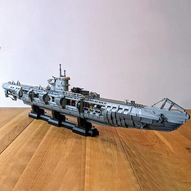 Main image of ZITIANYOUBUILD C9609 Type VII U-boat 1:55 Scale with Stand for Collection 4565 Parts