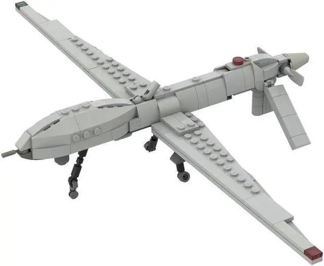 Main image of ZITIANYOUBUILD Custom MOC-98327 General Atomics MQ-1 Predator 354 Parts Kids Gift for Christmas
