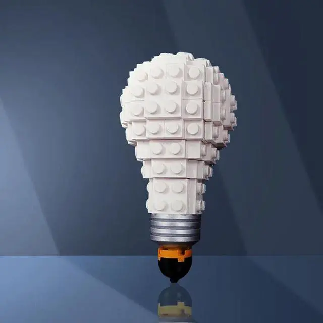 Alt view image 3 of 5 - ZITIANYOUBUILD MOC-134299 LightBulb Model Building Toys Set for Collection 142 Parts Gift