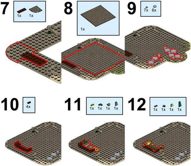 Alt view image 2 of 6 - ZITIANYOUBUILD Custom MOC-78792 Medieval Butcher Model 270 Parts Kids Gift for Christmas