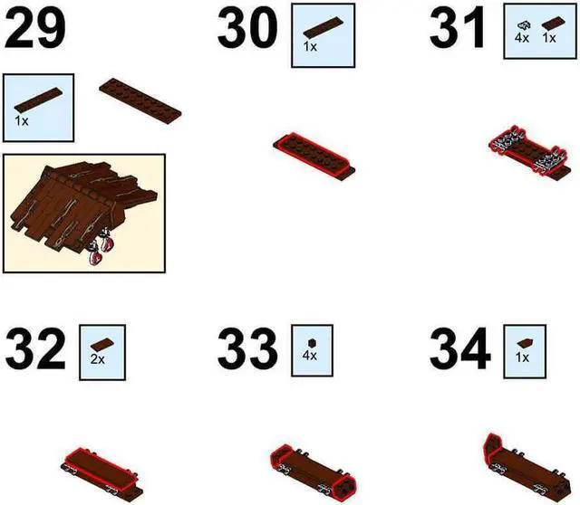 Alt view image 6 of 6 - ZITIANYOUBUILD Custom MOC-78792 Medieval Butcher Model 270 Parts Kids Gift for Christmas