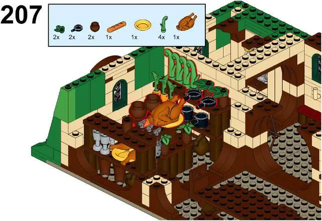 Alt view image 4 of 6 - ZITIANYOUBUILD C5983 Iconic Tavern Cave with Interior 2370 Parts for Collection from Movie