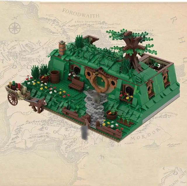 Alt view image 2 of 6 - ZITIANYOUBUILD C5983 Iconic Tavern Cave with Interior 2370 Parts for Collection from Movie