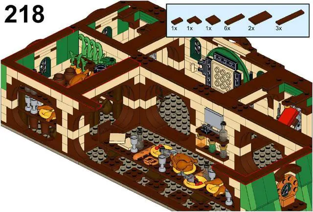 Alt view image 3 of 6 - ZITIANYOUBUILD C5983 Iconic Tavern Cave with Interior 2370 Parts for Collection from Movie