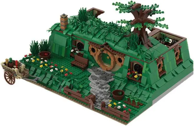 Alt view image 6 of 6 - ZITIANYOUBUILD C5983 Iconic Tavern Cave with Interior 2370 Parts for Collection from Movie