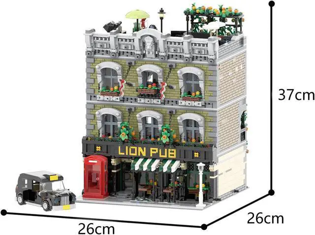 Main image of ZITIANYOUBUILD C4252 Modular Building Pub with Bar, Rooftop Party & Cab / Taxi 5892 Parts