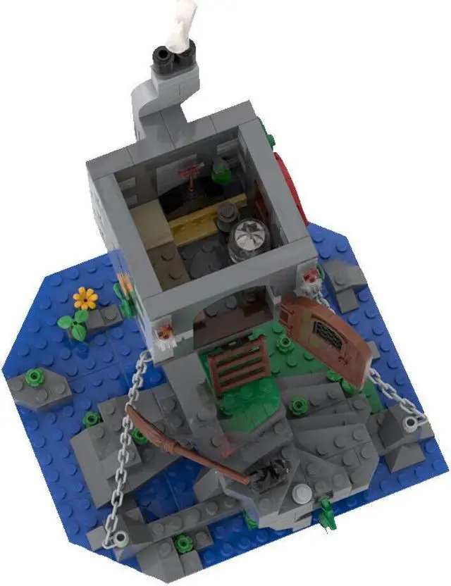 Alt view image 2 of 3 - ZITIANYOUBUILD MOC-146778 Tensegrety Hut with Floating Effect 397 Parts Building Toys Set